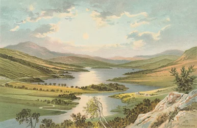 Vue de la Reine sur le Loch Tummel
