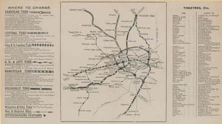 Carte du métro de Londres