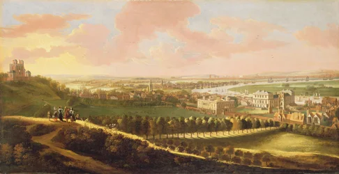 Londres depuis Greenwich Hill, vers 1680
