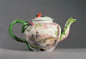 Théière Longton Hall, vers 1755