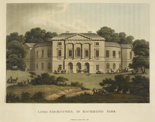 Chez Lord Sidmouth dans Richmond Park, de 