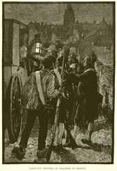 Louis XVI arrêté à Varennes par Drouet