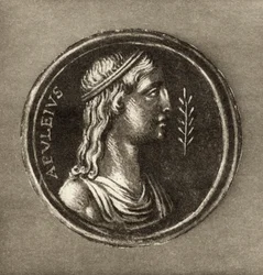 Lucius Apulée (c.124-c.180 AD), du frontispice de L