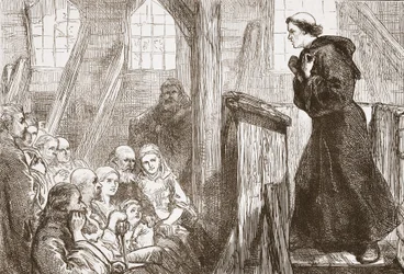 Luther prêchant dans l