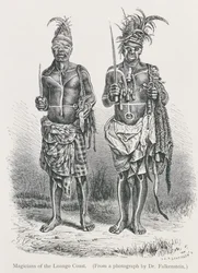 Magiciens de la côte de Loango, gravé d