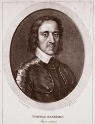 Major général Thomas Harrison, attribué à N.H. Jacob, gravé par de Langlume