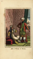 Homme et femme de Perse