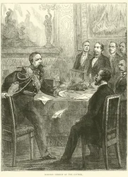 Le maréchal Leboeuf au Conseil, 1870