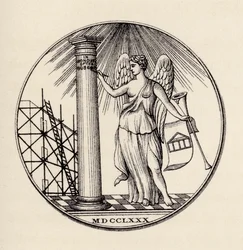 Sceau maçonnique, 1780, tiré de «L