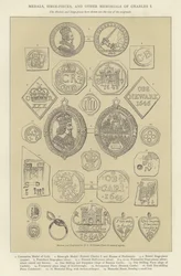 Médailles, pièces de siège et autres souvenirs de Charles Ier