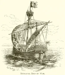 Navire de guerre médiéval