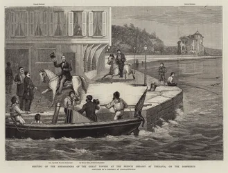 Réunion des ambassadeurs des grandes puissances à l