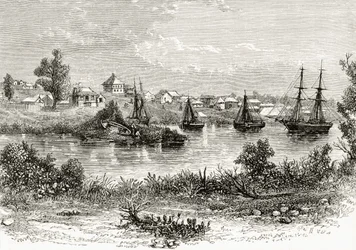Melbourne, 1840, de 