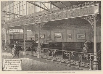 Exposition de Messieurs John Brinsmead et Fils à l