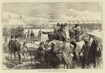 Athlétisme militaire à Lillie Bridge, West Brompton
