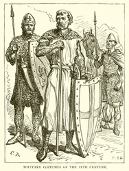 Costumes militaires du 11ème siècle