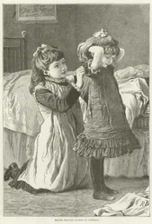 Minnie aidant Gladys à se déshabiller