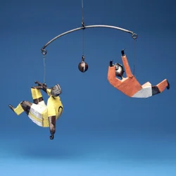Mobile de footballeurs