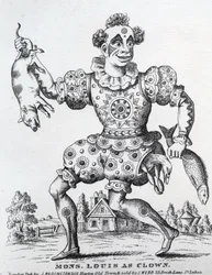 Mons. Louis en Clown, publié par John Redington, 1860-1872