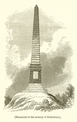 Monument à la mémoire de Rutherford
