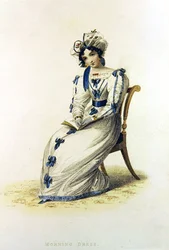 Robe du matin, planche de mode de Ackermann