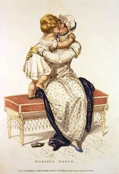 Robe du matin, planche de mode de Ackermann