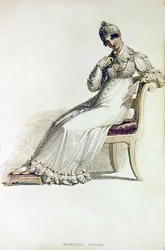 Robe du matin, planche de mode du Repository of Arts d