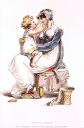 Robe du matin, planche de mode de Ackermann