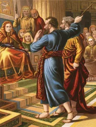 Moïse et Aaron devant Pharaon