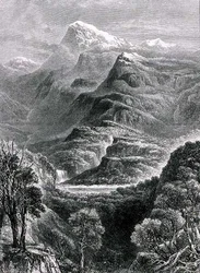 Mont Kosciusko, Nouvelle-Galles du Sud, Australie, de 