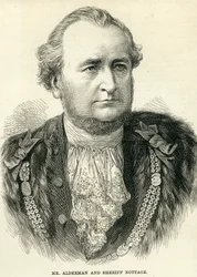 M. Alderman et Sheriff Nottage de The Illustrated London News, 10 novembre 1877