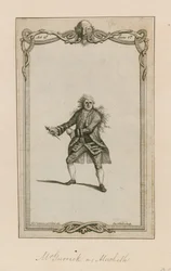 M. Garrick en Macbeth