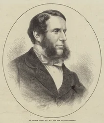 M. George Jessel, QC, MP, le nouveau solliciteur général (gravure)