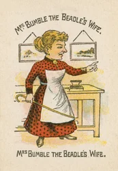 Mme Bumble la femme du bedeau