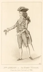 Mme Jordan en Sir Harry Wildair d