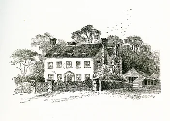 Maison de Mme Snookes à Ringmer, Sussex, Angleterre, 1733