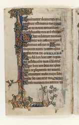 Ms 1-2005, f.175v, du Psautier de Macclesfield, Usage de Sarum, East Anglia, vers 1330