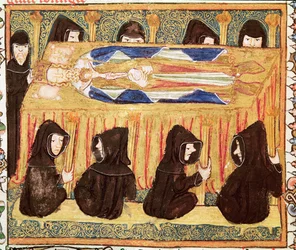 Ms 197 f.22v Funérailles d