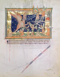 Ms L.A. 139-Lisboa fol.33 Le dragon faisant la guerre aux fidèles, de l