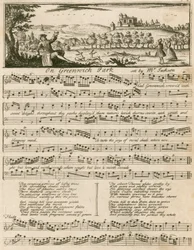 Partition musicale : Sur le Parc de Greenwich, composée par M. Jackson