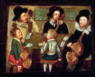 Musiciens à Wadley House (détail)