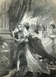 Napoléon et Marie-Louise échappant à l