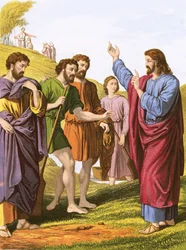 Nathanaël venant à Jésus