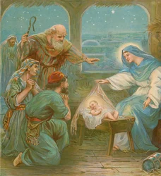 Scène de la Nativité