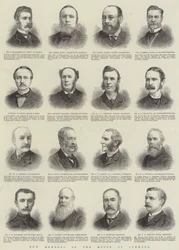 Les nouveaux membres de la Chambre des communes (gravure)