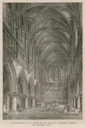 Nouvelle église de Saint-Pierre sur le site des jardins de Vauxhall