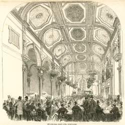 Nouvelle salle de musique, Evans Hotel, Covent Garden, Londres