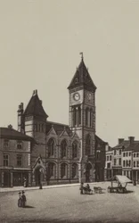 Newbury : Bâtiments municipaux (litho)