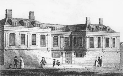 Maison de Newcastle, vers 1790 (gravure)