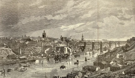 Newcastle upon Tyne en 1887